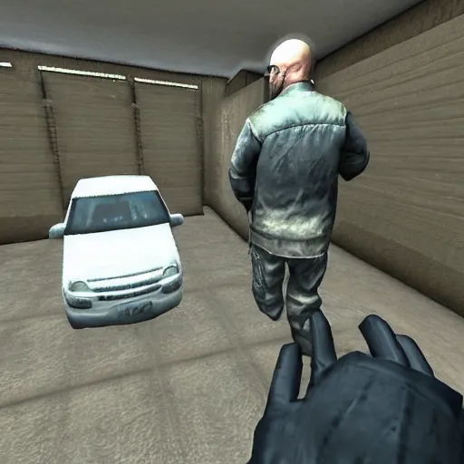 Image similar to walter white in counter strike