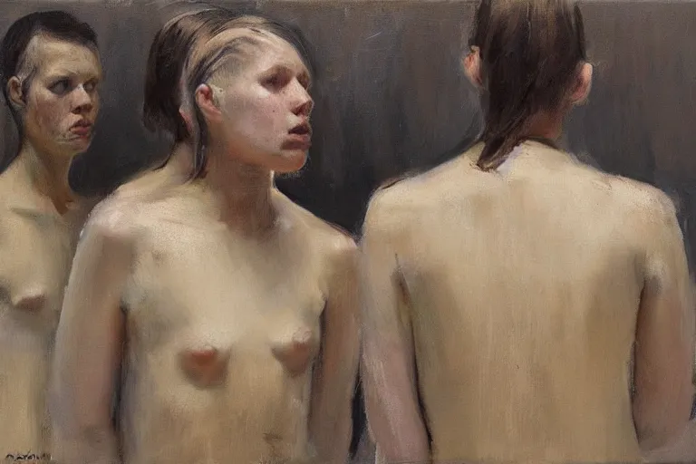 Image similar to art by michael borremans