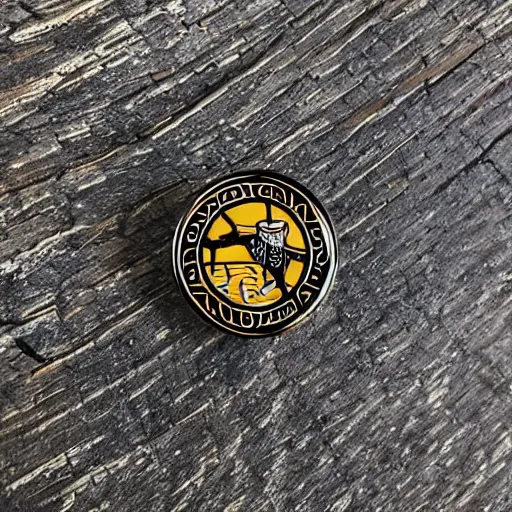 Image similar to lord of the rings enamel pin