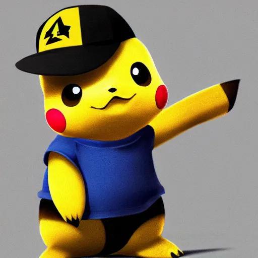 Image similar to photorealistic pikachu