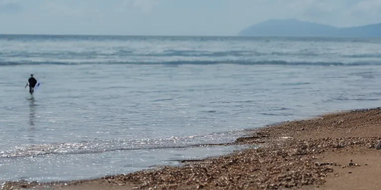 Image similar to fish walking on the beach.