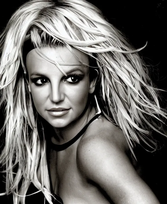 Image similar to britney spears by thomas ruff