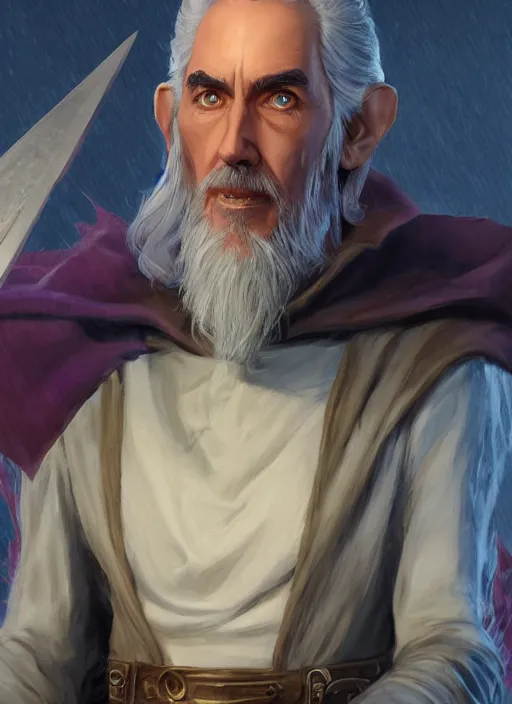 Prompt: count dooku, ultra detailed fantasy, dndbeyond, bright, colourful, realistic, dnd character portrait, full body, pathfinder, pinterest, art by ralph horsley, dnd, rpg, lotr game design fanart by concept art, behance hd, artstation, deviantart, hdr render in unreal engine 5