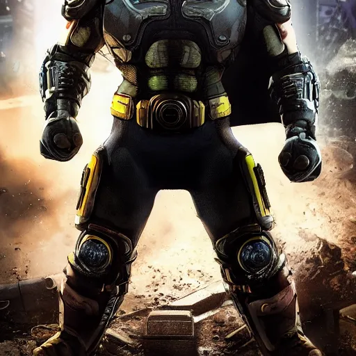 Image similar to pickle rick as superman in gears of war, splash art, movie still, detailed face, photorealistic facial features, cinematic lighting, dramatic, octane render, long lens, shallow depth of field, bokeh, anamorphic lens flare, 8 k, hyper detailed, 3 5 mm film grain