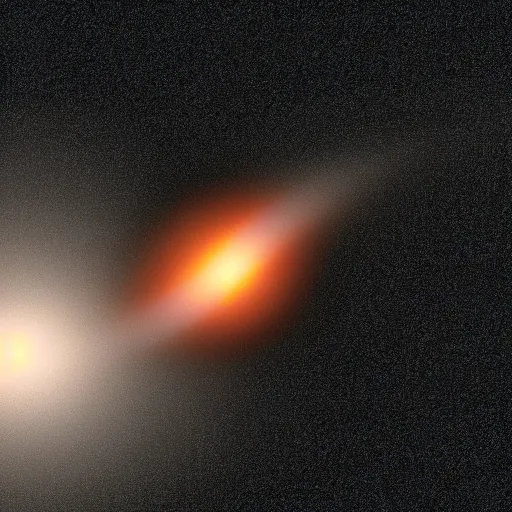 Image similar to profile picture of a black hole consuming a nearby star