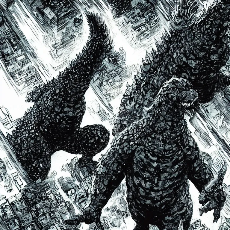 Prompt: Godzilla, Rafael Albuquerque