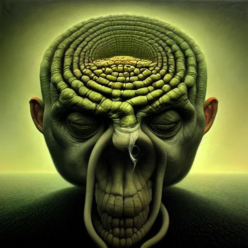 Prompt: mythos of ego. ethos of id. by anton semenov, hyperrealistic photorealism acrylic on canvas