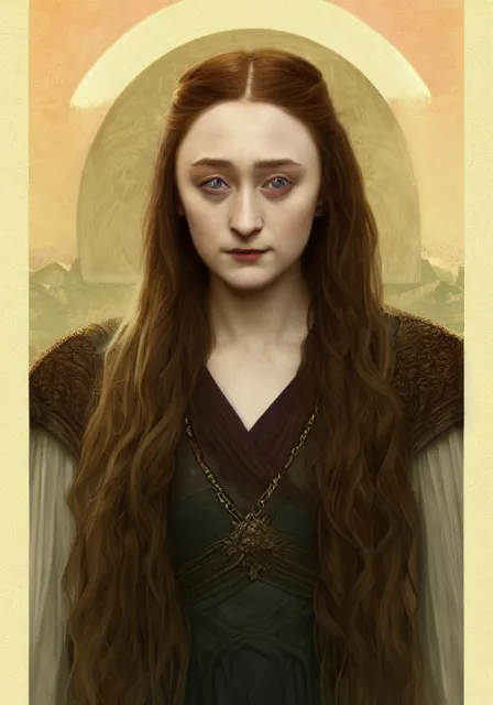 Prompt: sansa saoirse ronan vampire, intricate, elegant, highly detailed, digital painting, artstation, concept art, smooth, sharp focus, illustration, art by artgerm and greg rutkowski and alphonse mucha and william - adolphe bouguereau