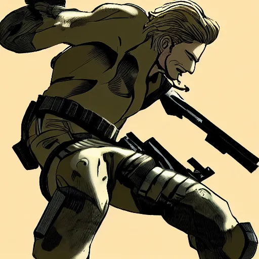 Image similar to Serpent as Solid Snake