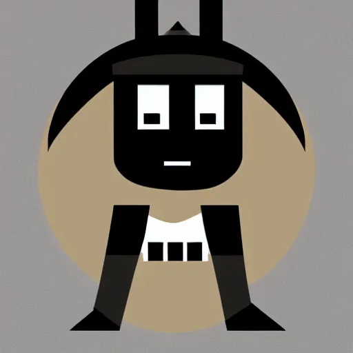 Image similar to face icon vector minimalist samurai jack tomine, adrian