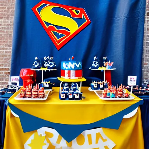 Image similar to super hero birthday party.