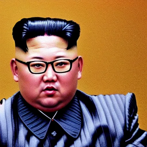 Image similar to A still of Kim Jong Un in Star Trek