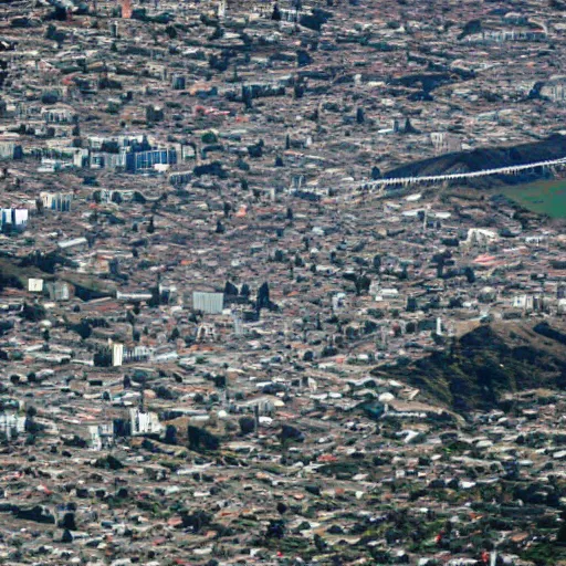 Image similar to Holywood seen from San Francisco, seen from a plane