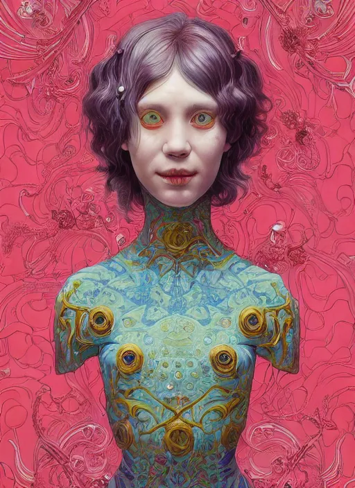 Prompt: smiling girl :: by Martine Johanna and Simon Stålenhag and Chie Yoshii and Casey Weldon and Guillermo del toro :: ornate, dynamic, particulate, rich colors, intricate, elegant, highly detailed, centered, artstation, smooth, sharp focus, octane render, 3d