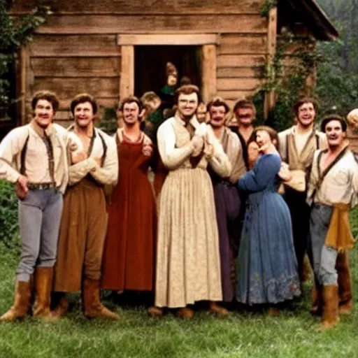 Prompt: seven brides for seven brothers meme