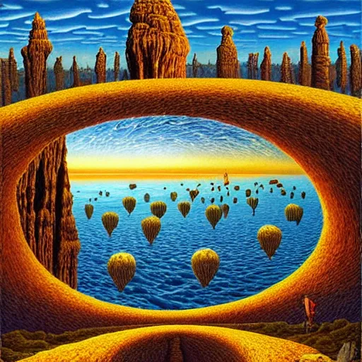 Image similar to strange fractal landscape by Rob Gonsalves