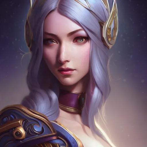 Image similar to perfectly - centered - portrait of irelia from league of legends, intricate, highly detailed, digital painting, artstation, concept art, smooth, sharp focus, illustration, unreal engine 5, 8 k, art by artgerm and greg rutkowski and alphonse mucha