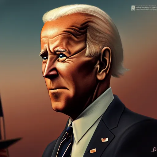 Image similar to joe biden charicature, dramatic lighting, cinematic, establishing shot, extremly high detail, photorealistic, cinematic lighting, artstation, style by disney pixar