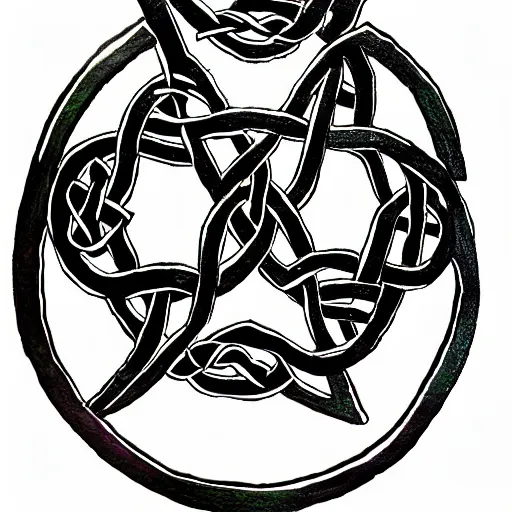 Prompt: World Destroyer, celtic art style