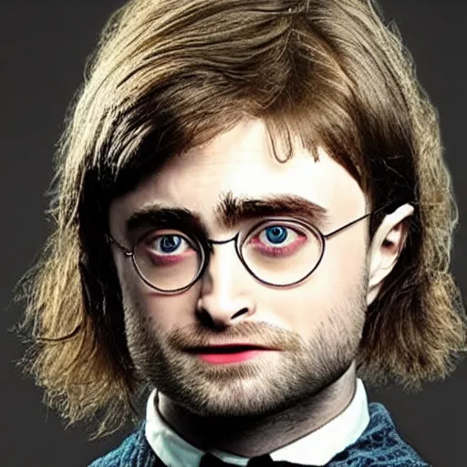 Image similar to daniel radcliffe as professor dumbledore