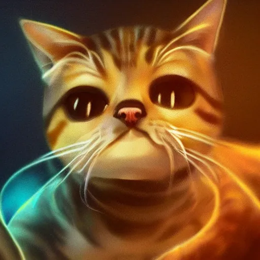 Prompt: cat theme logo, cat theme banner, cat design, a smiling cat, art photography style, trending on artstation, warm light, lovely and cute, fantasy art, 8 k resolution, cynical realism, computer art