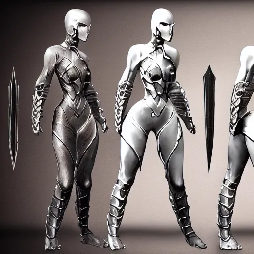 Image similar to infinity blade female armor concept art