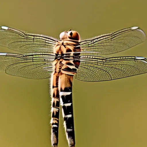 Image similar to a feline dragonfly - cat - hybrid, animal photography, wildlife photo