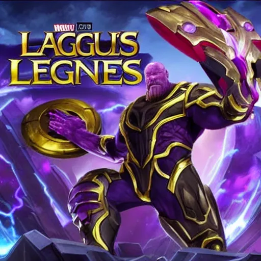 Prompt: thanos in league of legends