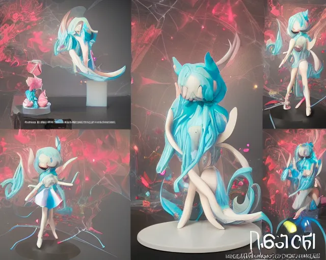 Image similar to James Jean isolated magical girl vinyl figure, figure photography, holographic undertones, glitter accents on figure, anime stylized, high detail, ethereal lighting - H 640