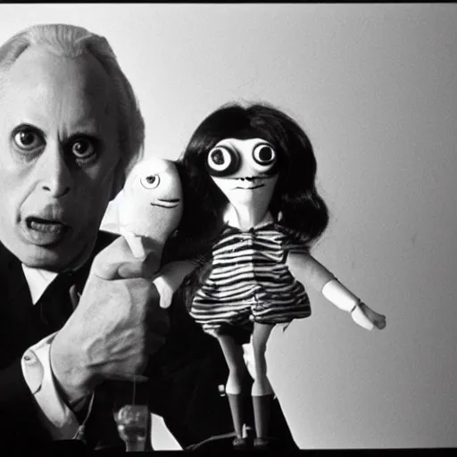 Image similar to 1976 a hand puppet with googly eyes 16mm Almodovar John Waters Russ Meyer Doris Wishman old photo