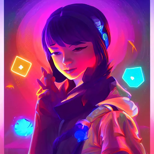 Image similar to skill magic deepdream radiating a glowing aura stuff loot legends stylized digital illustration video game icon artstation lois van baarle, ilya kuvshinov, rossdraws,