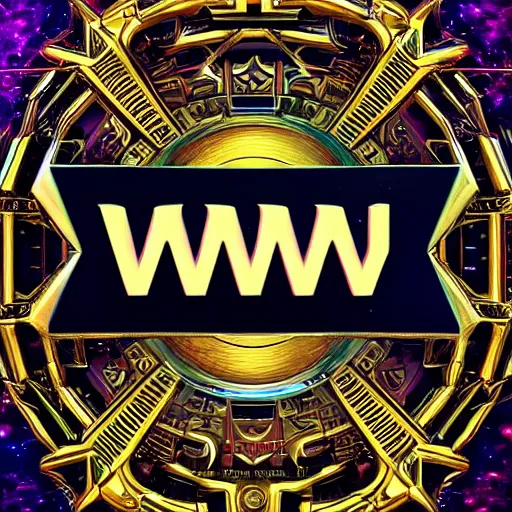 Image similar to a and w vaporwave logo, digital art, cosmic, 3 d high definition, trending on art station, photorealistic, high resolution, 8 k, octane, hyper detailed, insane details, intricate, elite, ornate, elegant trend, highly detailed and intricate, sharp focus, photography, unreal engine