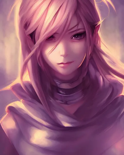 Prompt: Link anime character beautiful digital illustration portrait design by Ross Tran, artgerm detailed, soft lighting