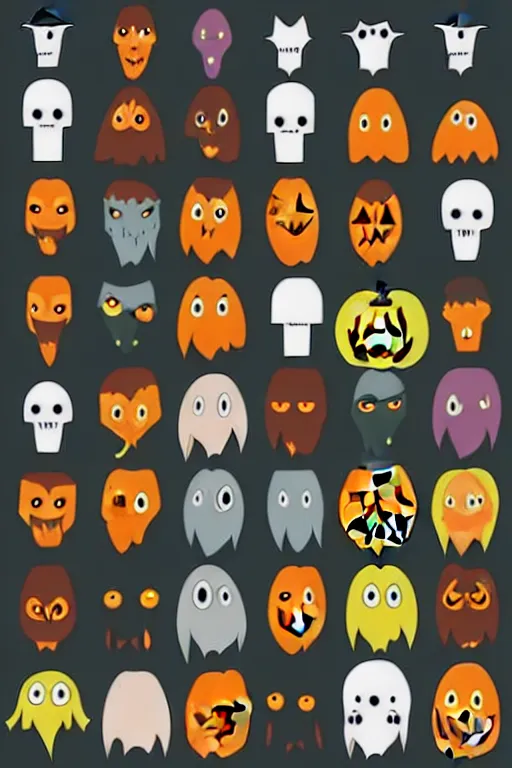 Image similar to illustration halloween characters set, vector art, photoshop files, envato elements, cut, fun, spooky