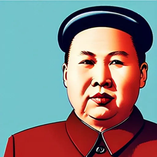 Prompt: Chairman Mao on the cover of the Grand Theft Auto