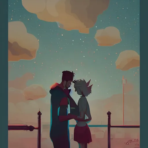 Image similar to unconditional love by James Gilleard