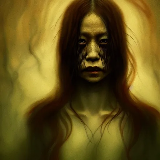 horrifying creepy onryo portrait, atmospheric | Stable Diffusion | OpenArt