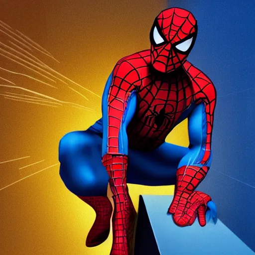 Image similar to kanye as spiderman