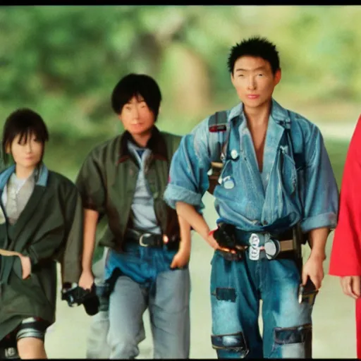 Image similar to film still from the 1995 Japanese remake of 'The A-Team'. Sigma 85mm f/2.4