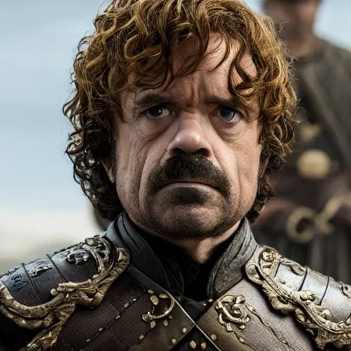 Prompt: Super Mario as Tyrion Lannister, still from Game of Thrones, tv show, detailed, 4K