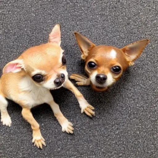 Image similar to photo of a hybrid between an ant and a chihuahua