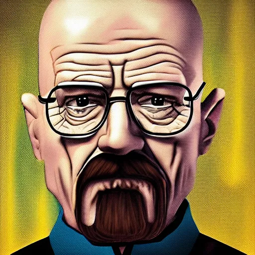 Image similar to walter white as a minion, trending on arstation