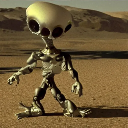 Prompt: film still of mars attacks movie scene ultrarealism surreal