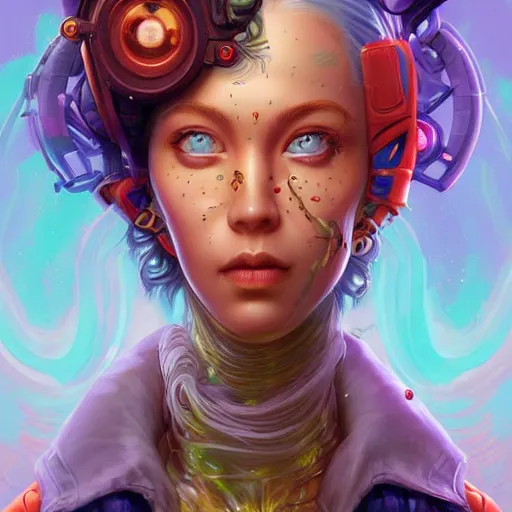 Image similar to lofi biopunk Asmongold portrait Pixar style by Tristan Eaton Stanley Artgerm and Tom Bagshaw.