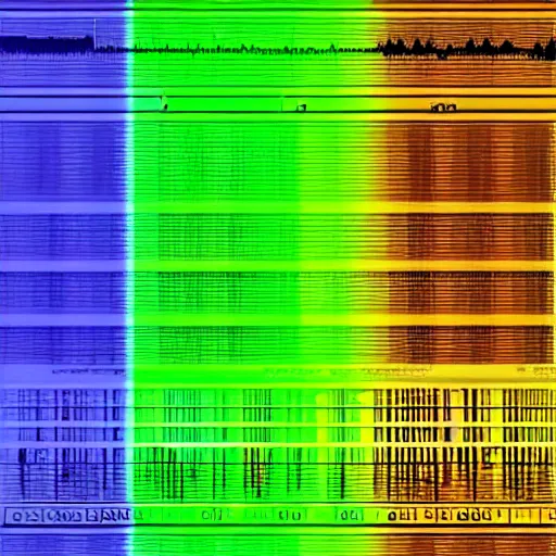 Image similar to a spectrogram