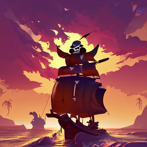 Image similar to painting jack the pirate on sea of thieves game avatar hero smooth face median photoshop filter cutout vector behance hd by jesper ejsing, by rhads, makoto shinkai and lois van baarle, ilya kuvshinov, rossdraws, illustration, art by ilya kuvshinov and gustav klimt