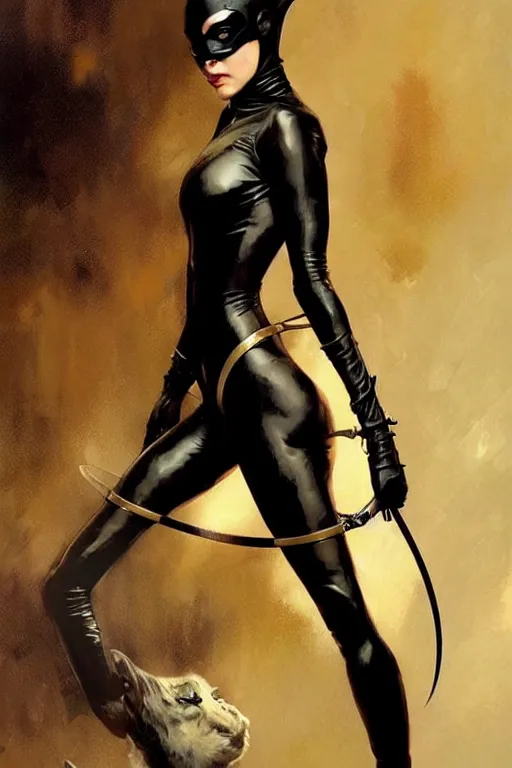 Prompt: aeon flux as catwoman picture by Greg Rutkowski, dynamic pose, flawless, matte painting, intricate, fantasy concept art, elegant, by Stanley Artgerm Lau, WLOP, golden ratio, thomas kindkade, alphonse mucha, loish, Peter chung, norman Rockwell,