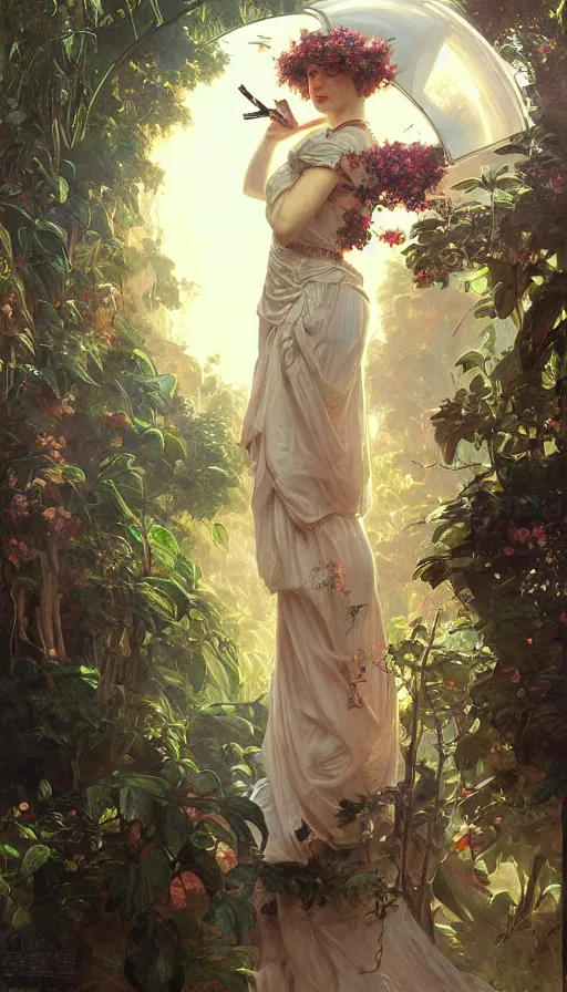 Image similar to hyper realistic time machine schematics, cyberpunk, design on white background, beautiful details, lush foliage, drawn by john singer sargent, tom bagshaw, norman rockwell, alphonso mucha, lolish, trending on artstation