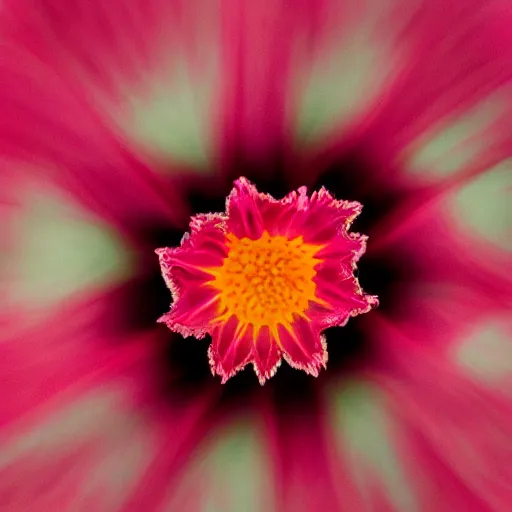 Image similar to a flower in infrared