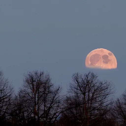 Image similar to une centrale nucléaire orbitant la lune